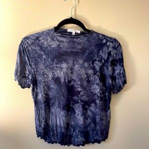 NWOT Navy Blue Crop Top